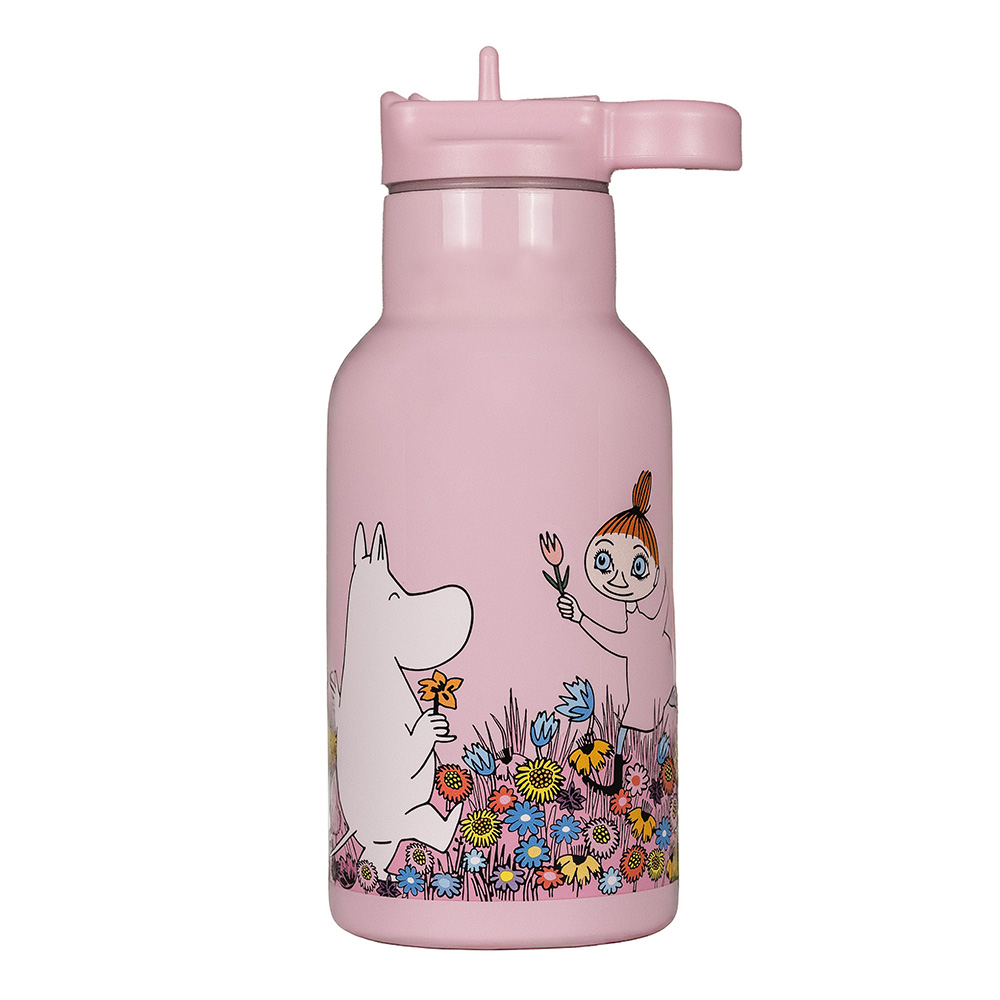 Rätt Start Mumin Äng Vannflaske rosa
