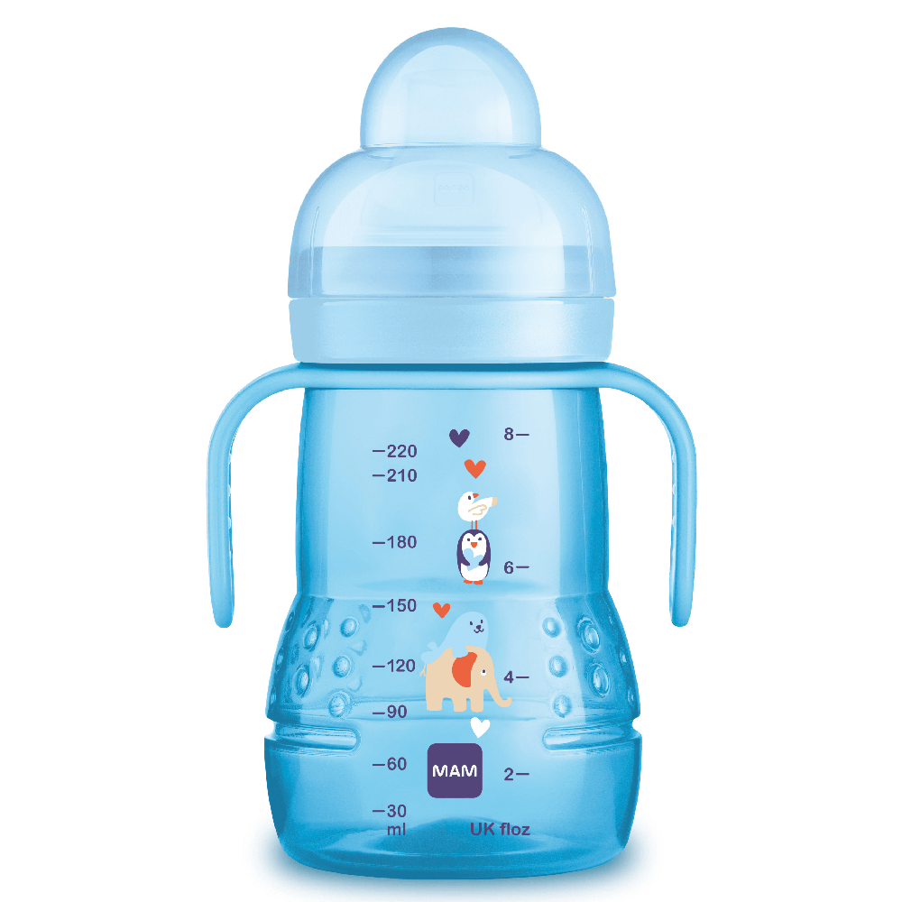 MAM Trainer Baby Bottle Blå