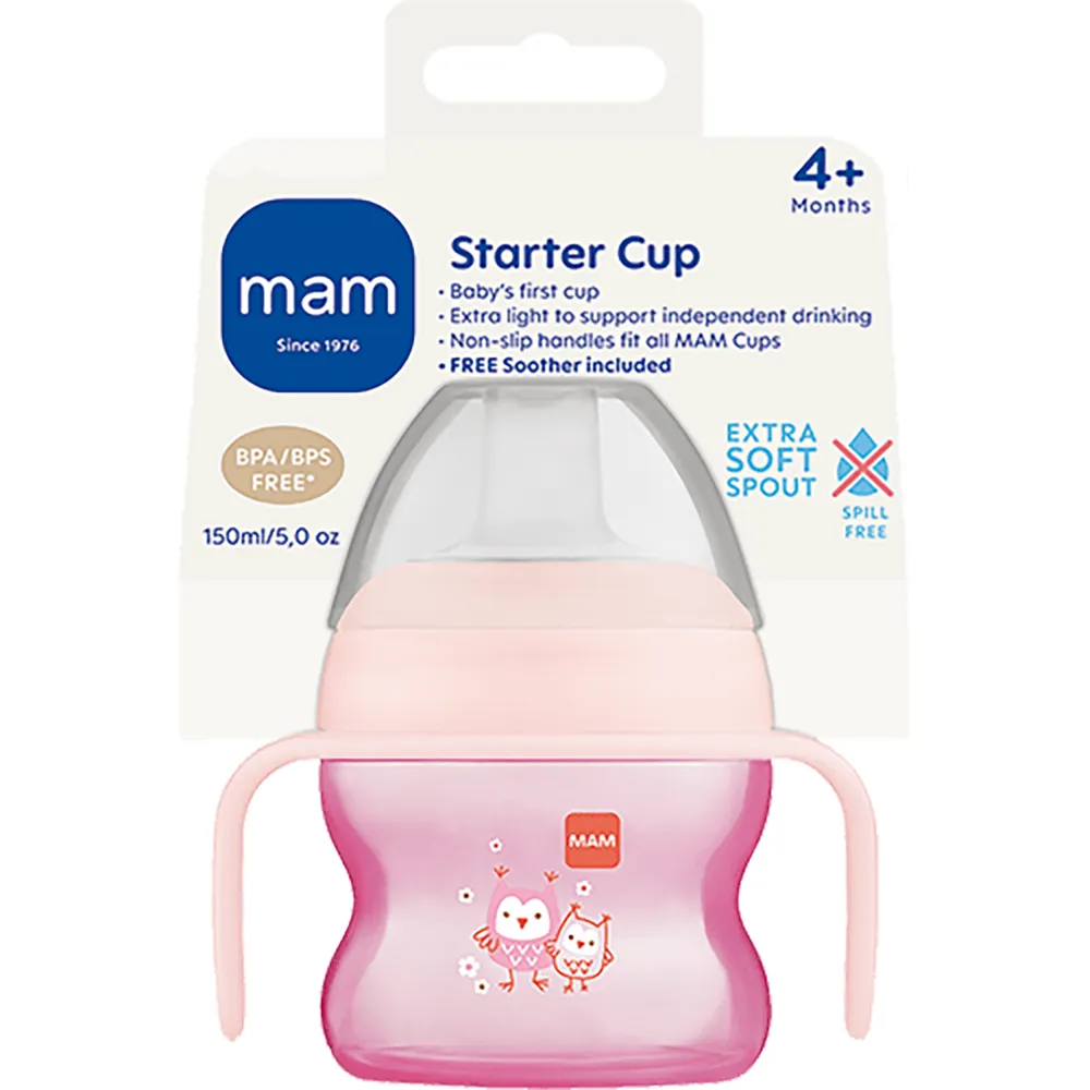 MAM Starter Cup Treningskopp Pink
