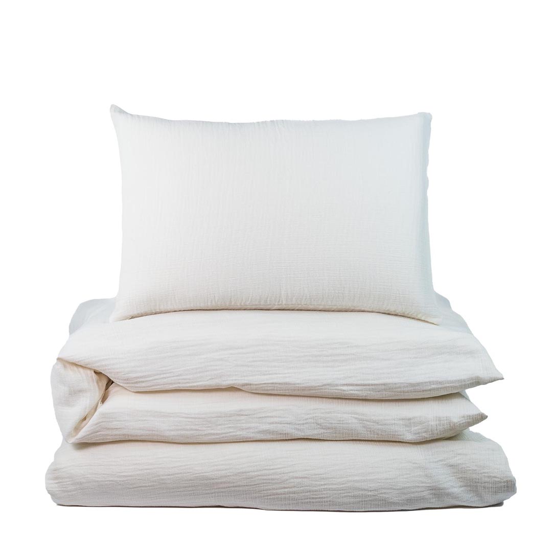 Ng Baby dynetrekk Vagn/Vagga Muslin Ivory