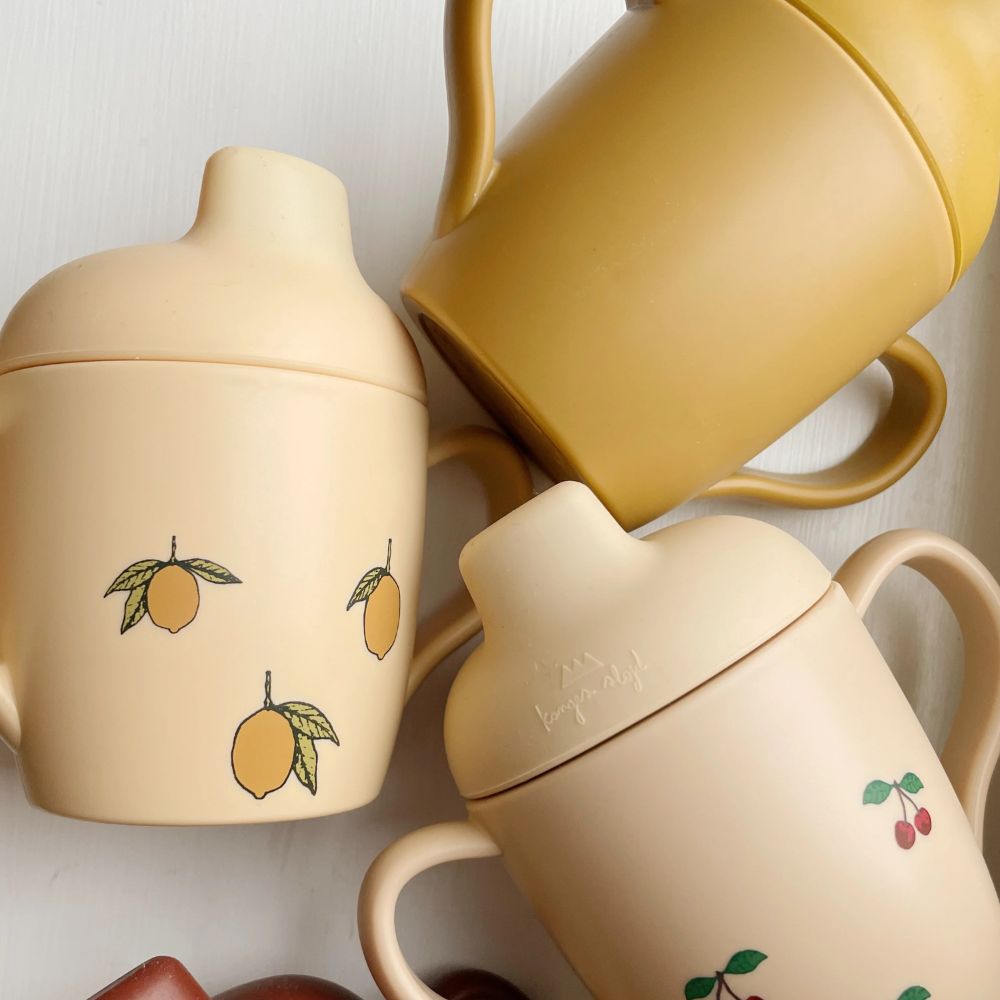Konges Sløjd 2 Pack Sippy Cup Lemon