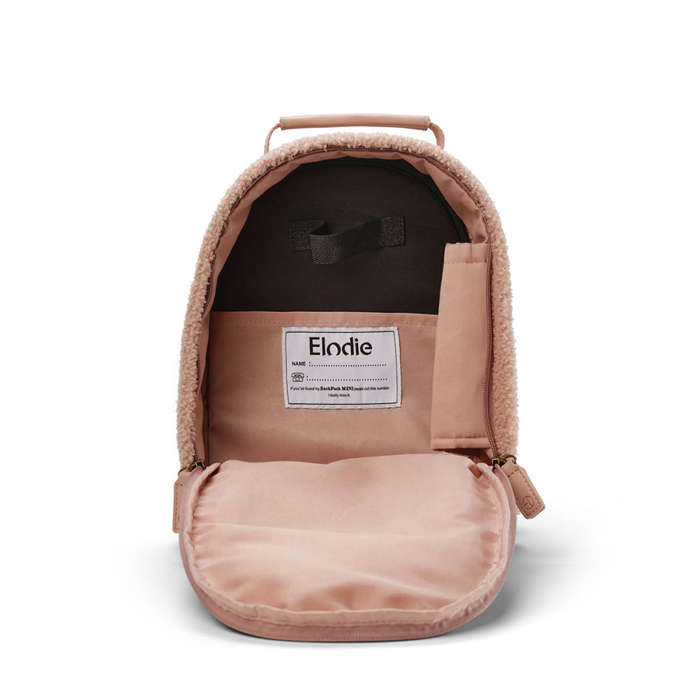 Elodie Ryggsekk MINI -Pink Bouclé