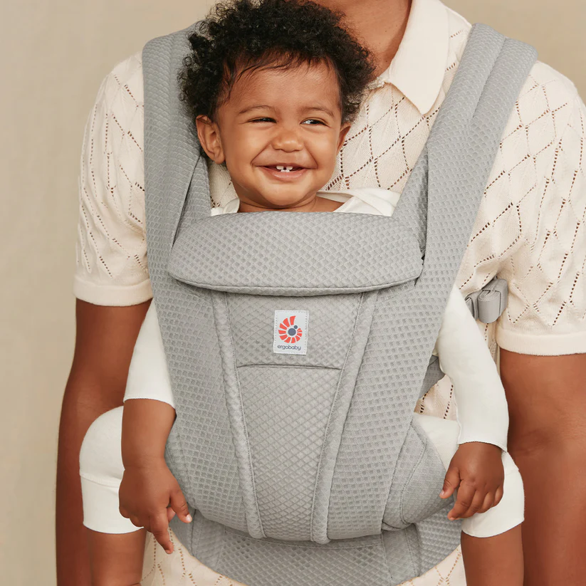 Ergobaby Omni Deluxe Mesh Bæresele - Pearl Grey