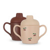 Konges Sløjd 2 Pack Sippy Cup Cherry