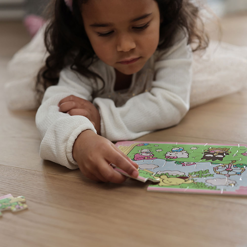 Hello Kitty-puslespill i tre 20 brikker