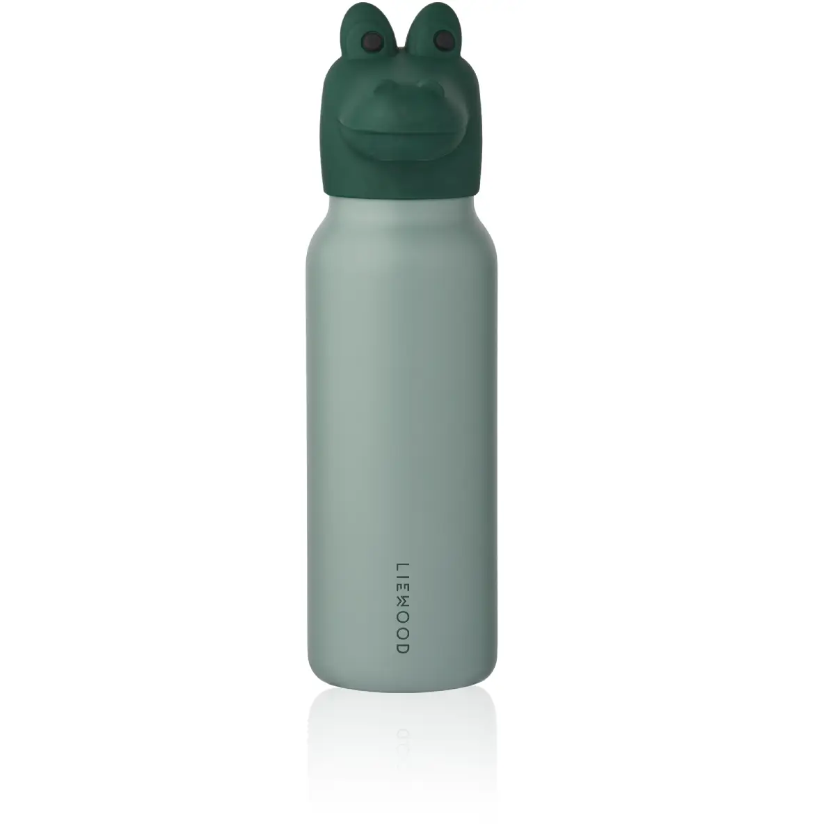 Liewood Falk-vannflaske med krokodille – 350 ml – Peppermint / Garden Green