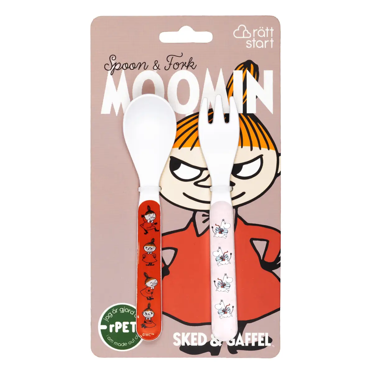 Rätt Start Mumin Little My skje og gaffel