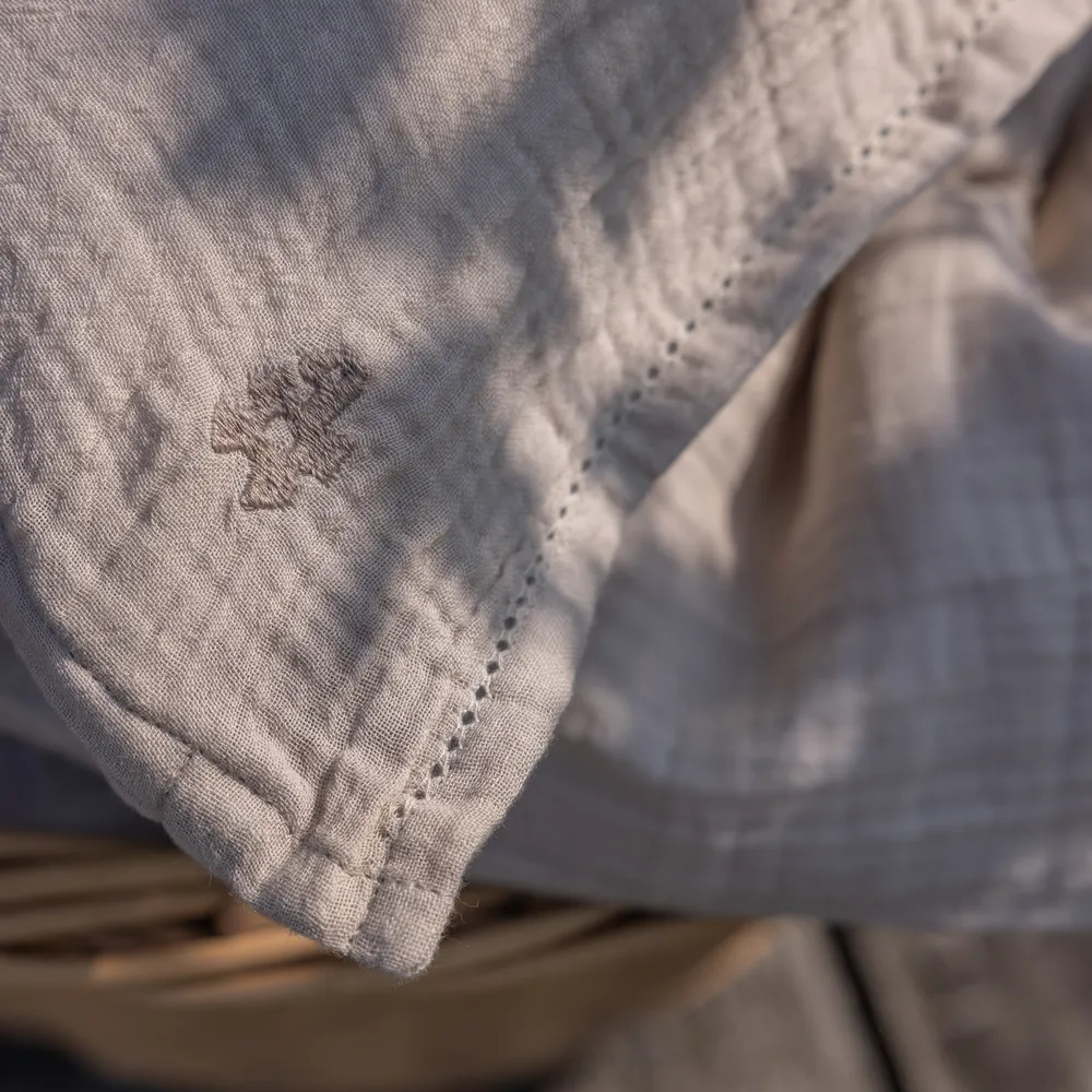 Sebra Sengesett junior musselin seabreeze beige