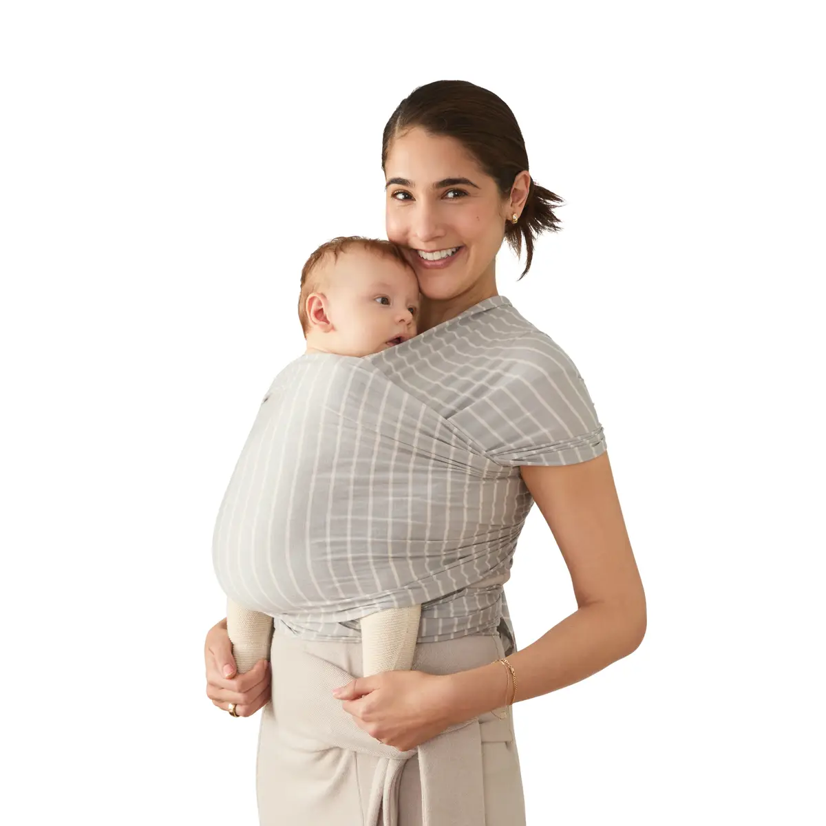 Ergobaby Aura Wrap bæresele Grå striper