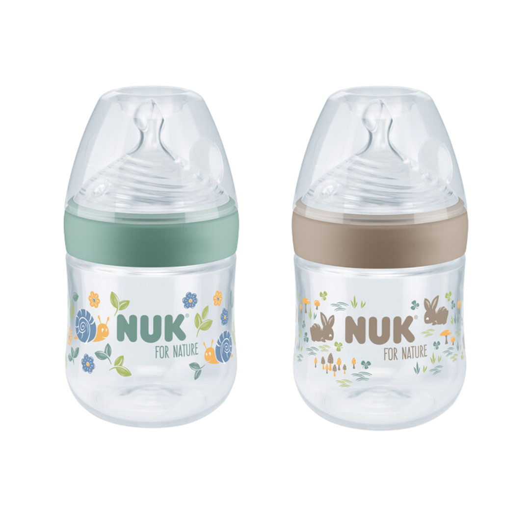 NUK for Nature silikonflaske Blandet 150 ml