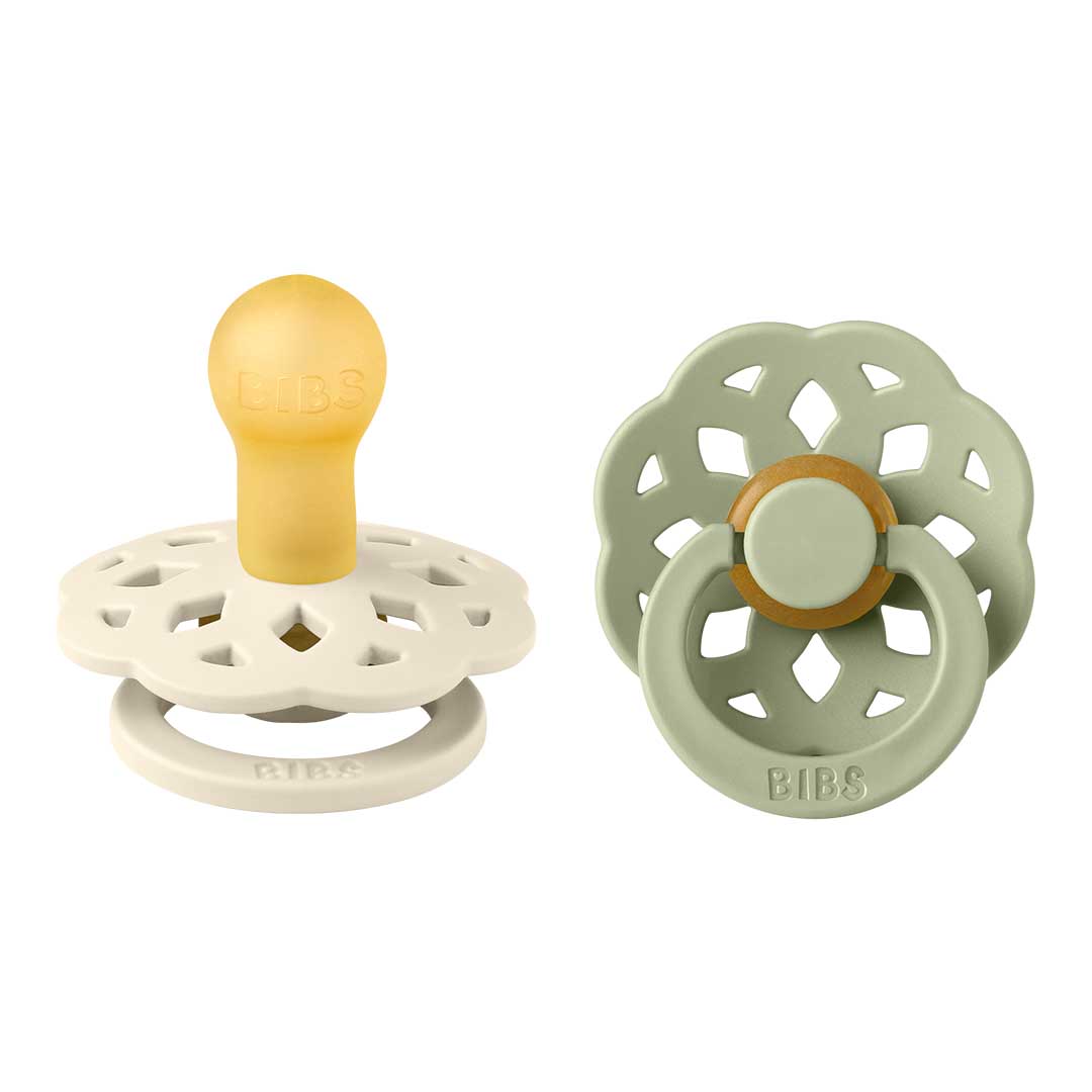 BIBS duk Boheme 2-pakning 0-6m Ivory/Sage