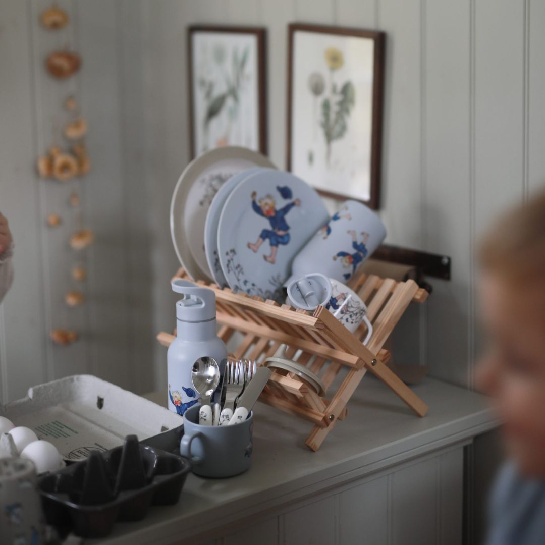 Rätt Start Emil i Lönneberga Flat tallerken lyseblå