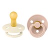 BIBS duk 2-pk 6-18m Elfenben/Blush
