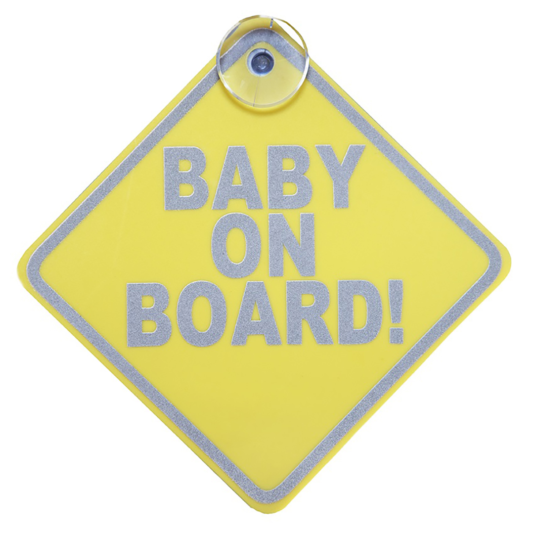 Fresh Kid sikkerhetsskilt Baby on Board Reflex 