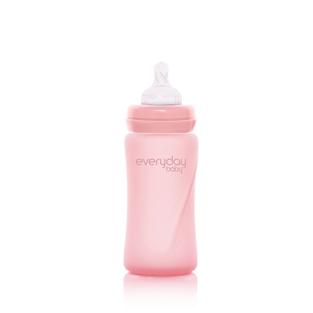 Everyday Baby tåteflaske Healthy + 240 ml - Rose Pink
