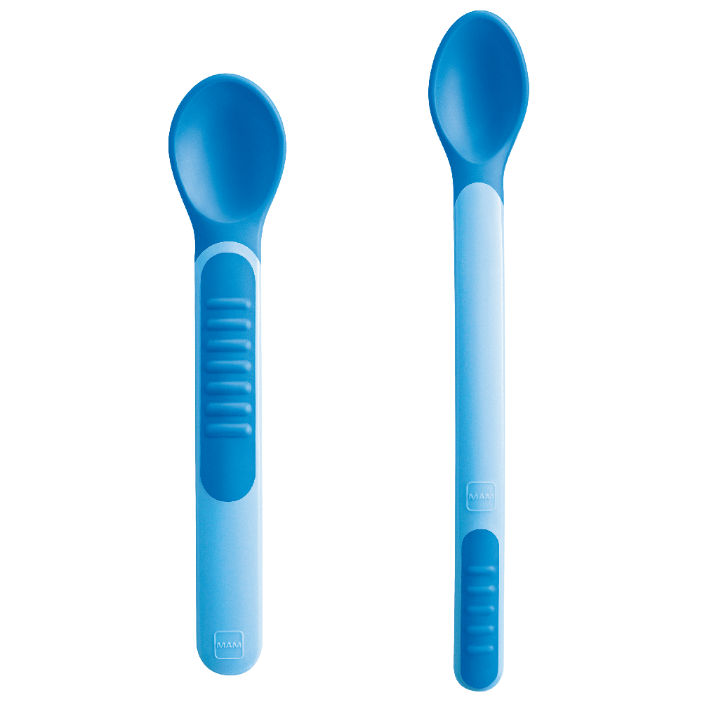 MAM Heat Sensitive Skjeer & Etui 1p Blandede farger