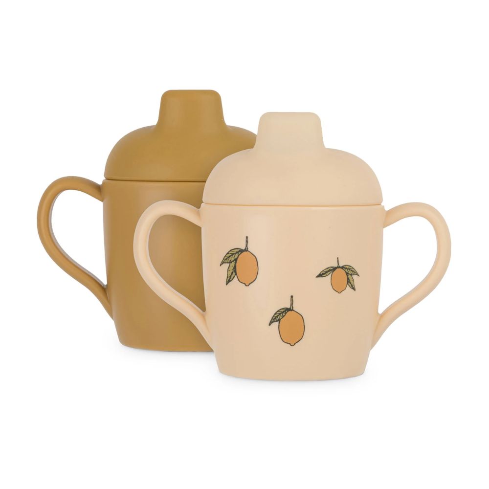Konges Sløjd 2 Pack Sippy Cup Lemon