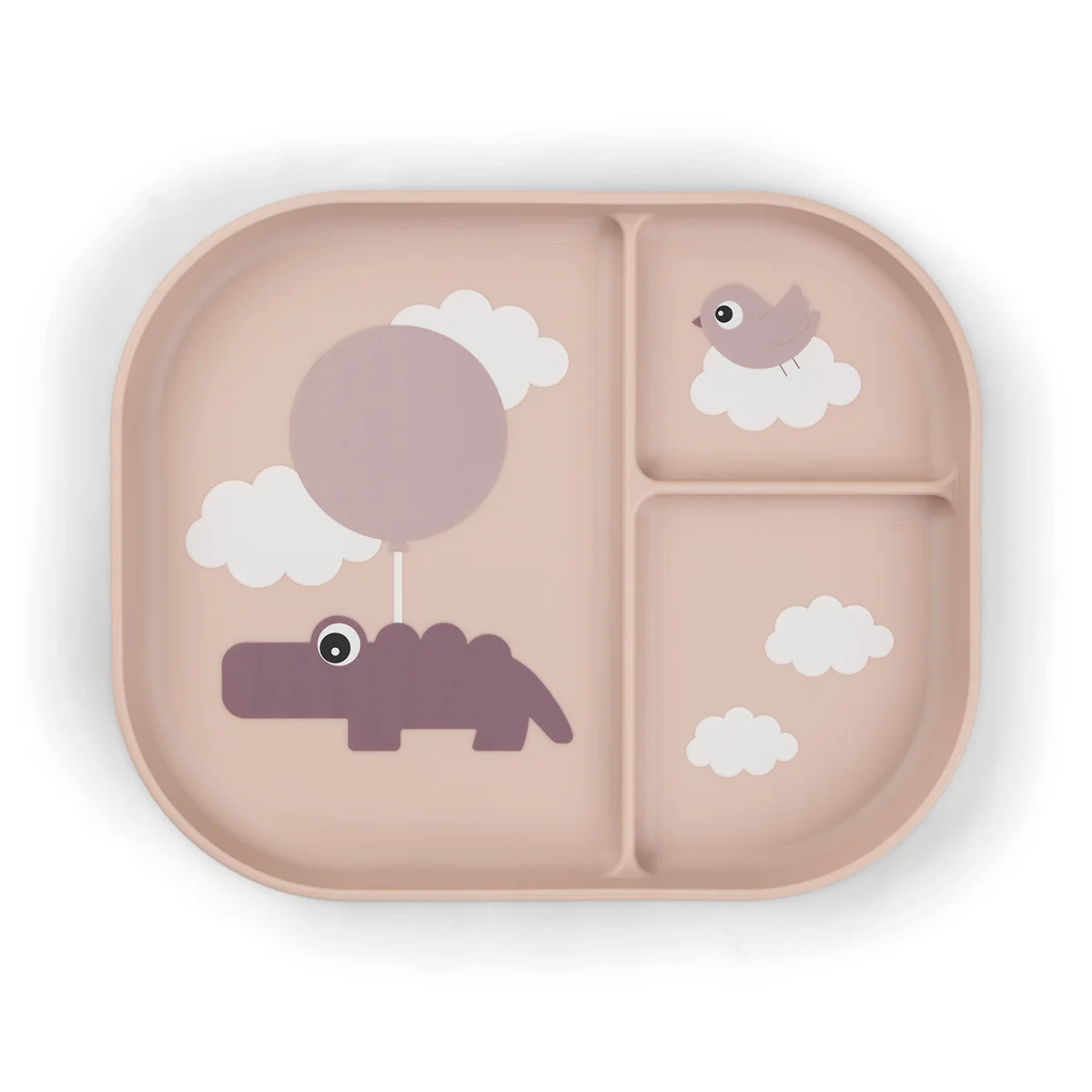 Done by  Deer Foodie plate med rom Happy clouds Powder