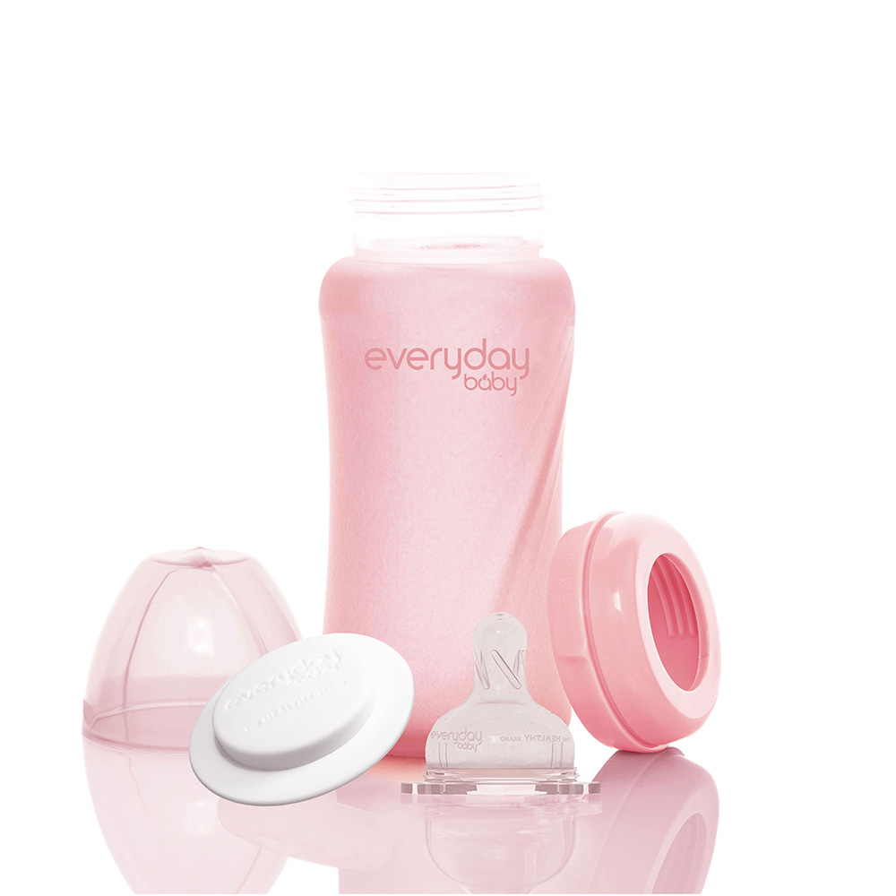 Everyday Baby tåteflaske Healthy + 240 ml - Rose Pink