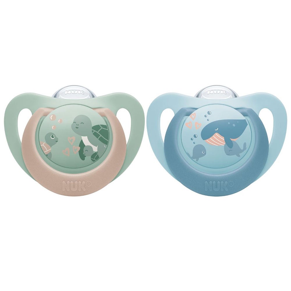 NUK first choice turtle/whale 6-18 m