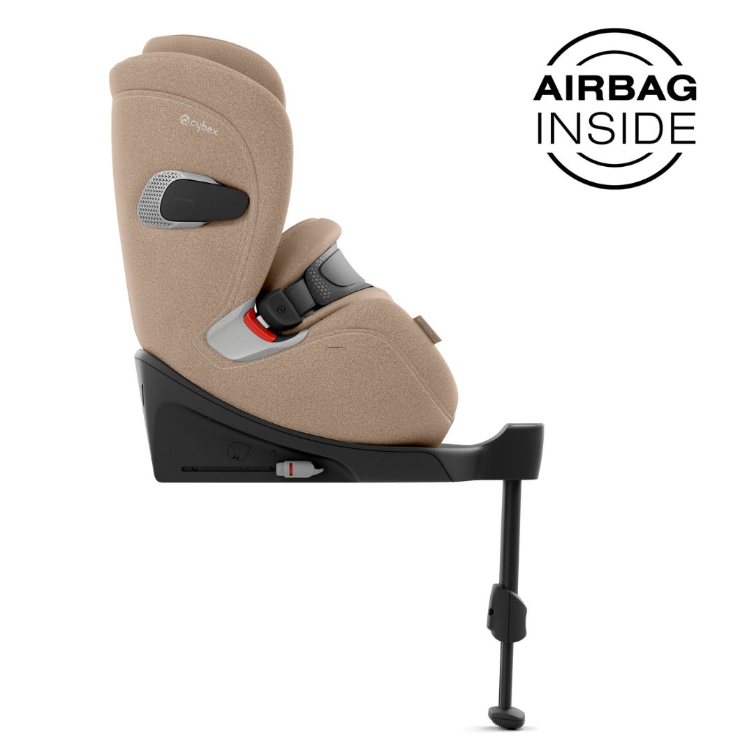 Cybex Anoris T2 bilstol med kollisjonspute i-size Plus Cozy Beige