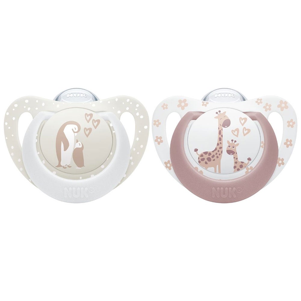 NUK first choice penguin/giraffe 0-6 m