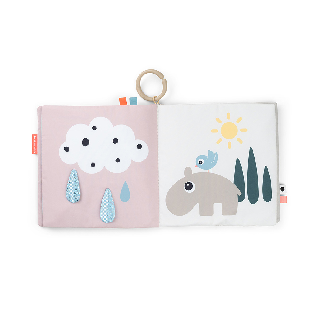 Utført av Hjort prasselbok Tummy time Hjortevenner Fargemiks