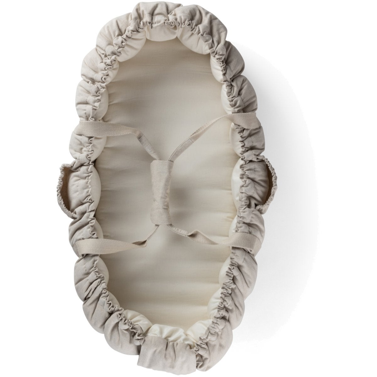 Sebra Babynest 3-i-1 med kalesje morning beige melange