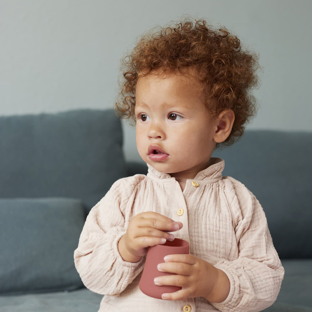 Everyday Baby silikonkopp 2-pakning Naturrød