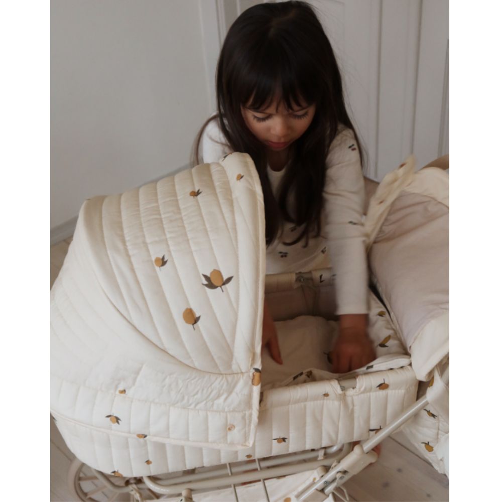 Konges Sløjd Doll Pram Lemon- One Size