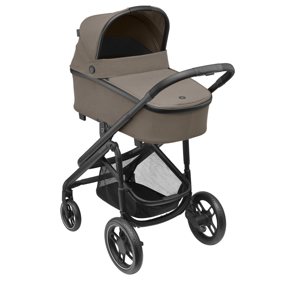 Maxi-Cosi Plaza Plus Twilic Trøffel (svart ramme og svart skinn)