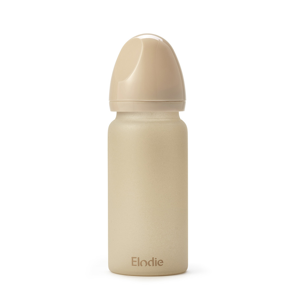 Elodie glass babyflaske  Pure Khaki