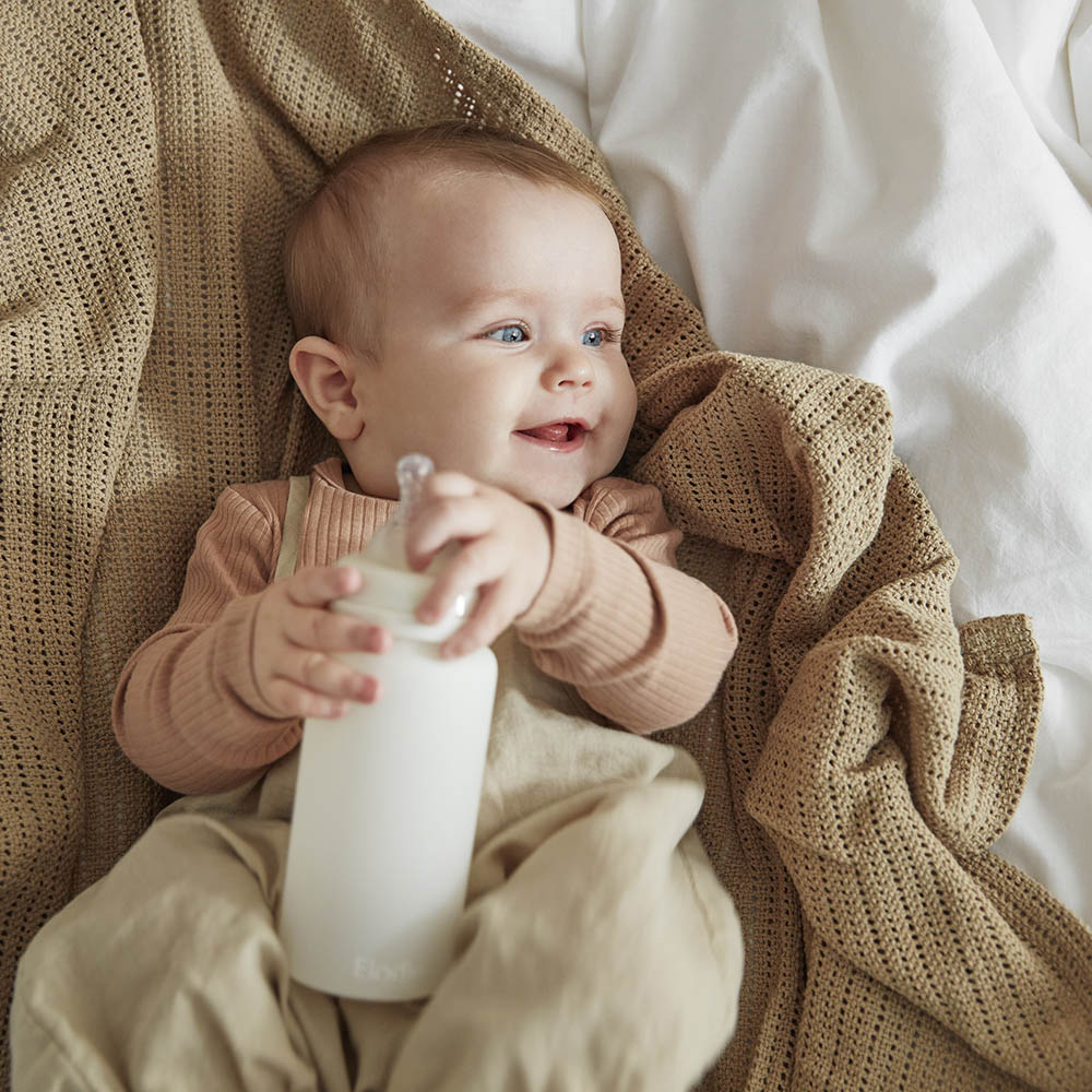Elodie glass babyflaske Vanilla White