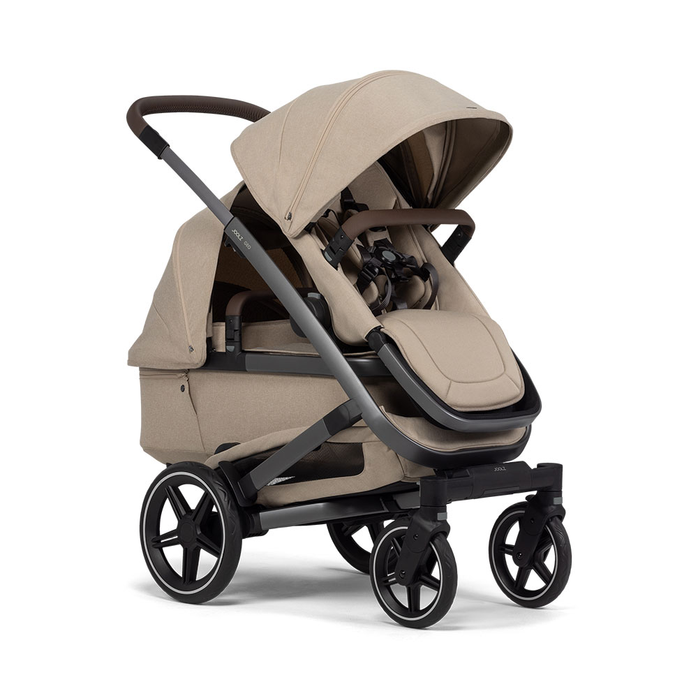 Joolz Geo3 tvillingvogn Sandy taupe