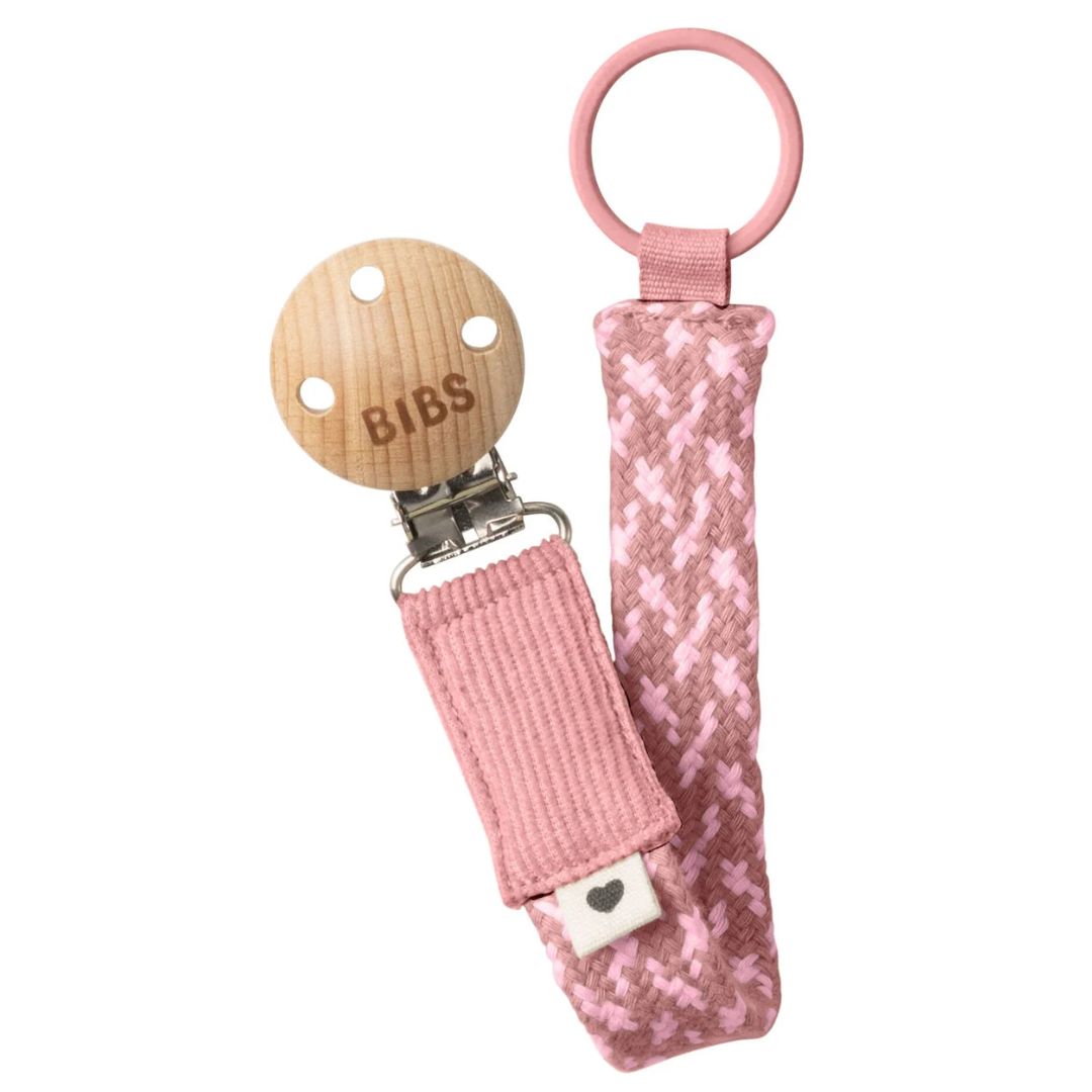BIBS smokkekjede Dusty Pink/Baby Pink