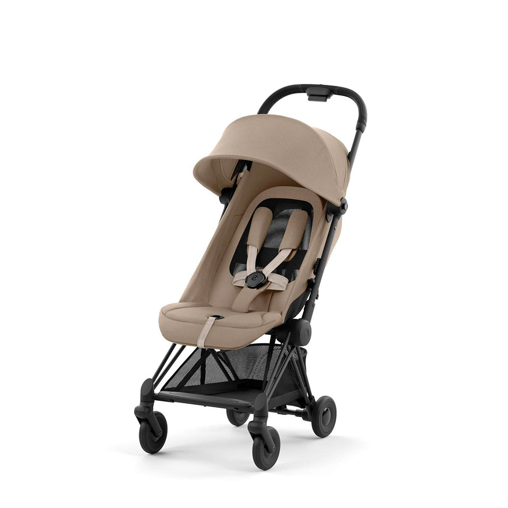 Cybex COYA barnevogn Matt Black Peach Pink 