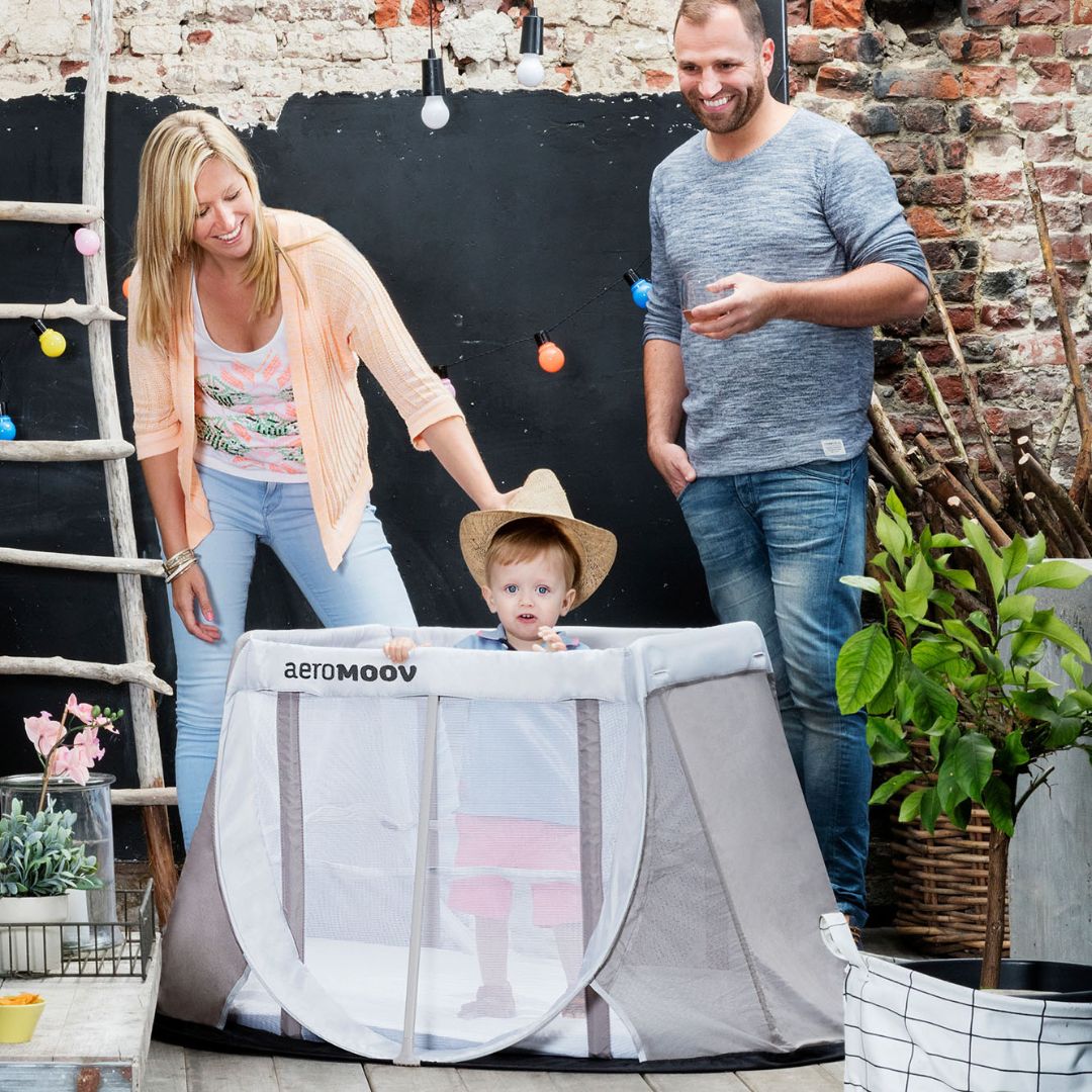 AeroMoov Pop-up reiseseng grå