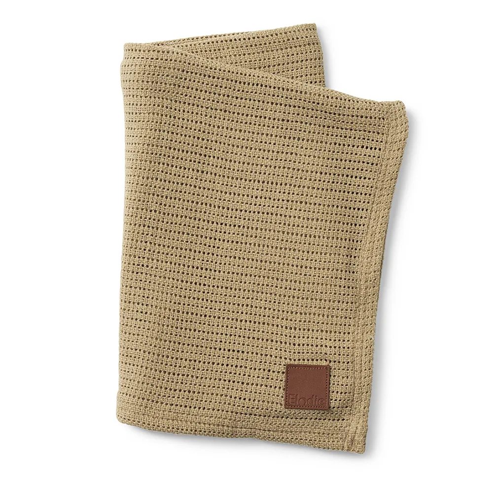 Elodie Grid-teppe Pure Khaki