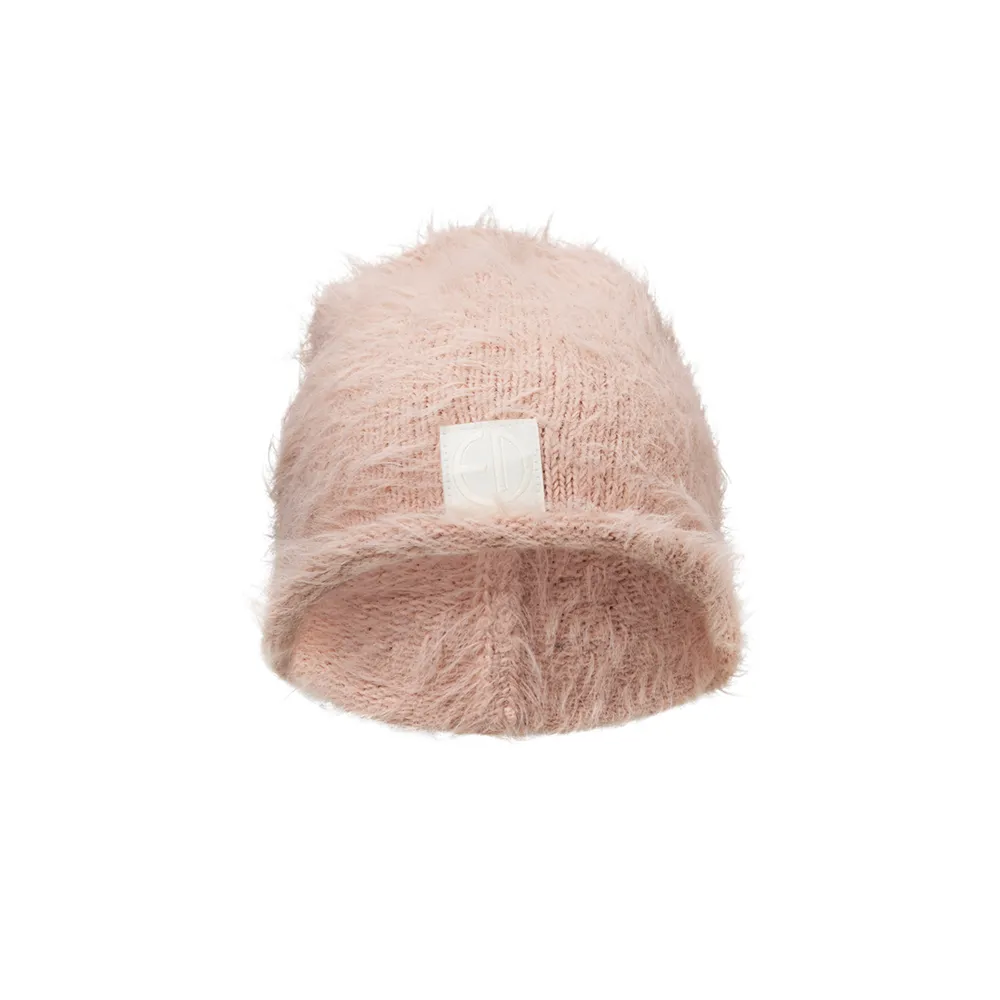 Elodie Furry Knit Lue Powder Pink 3–100 år