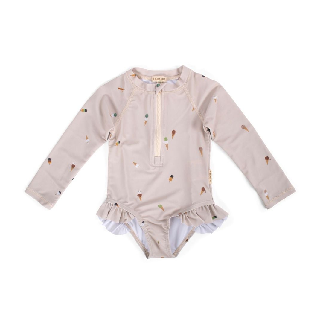 Filibabba Vilje UV-dress 3-4 år kjølig sommer