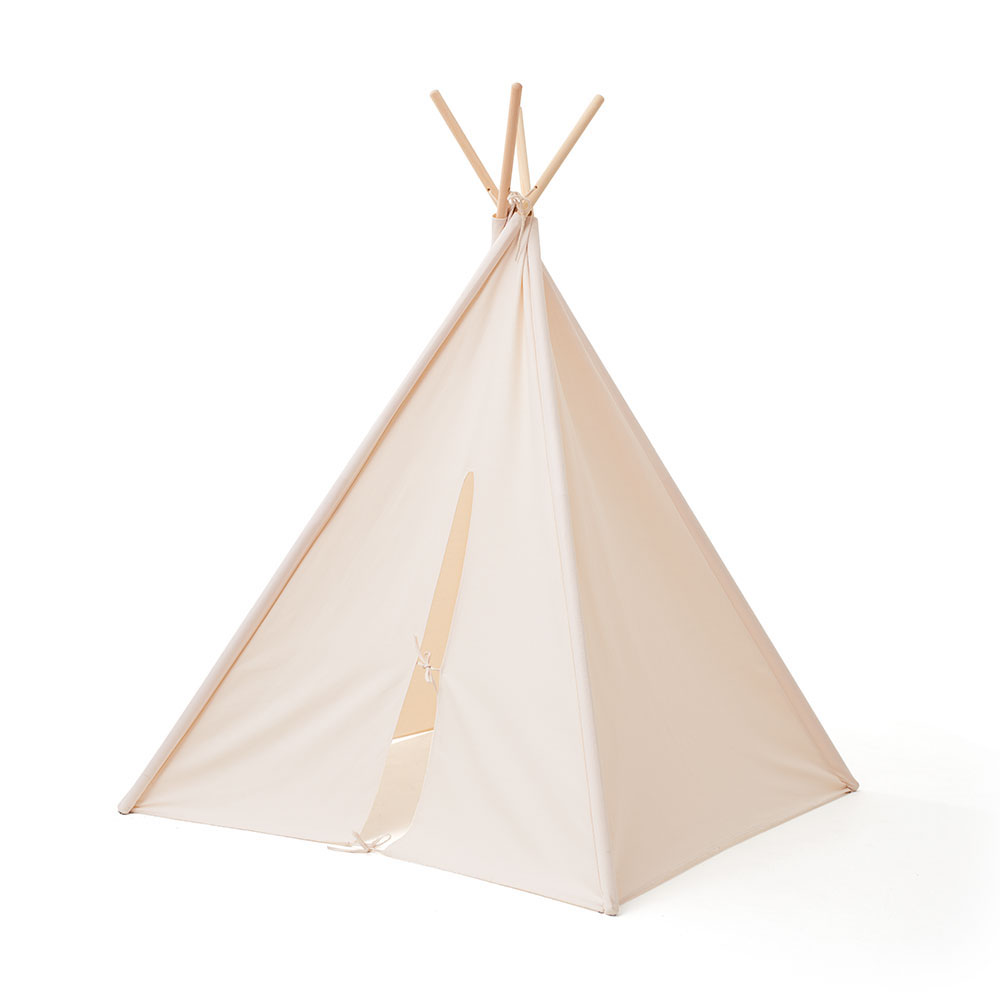 Kids Concept Tipi-telt naturhvit 