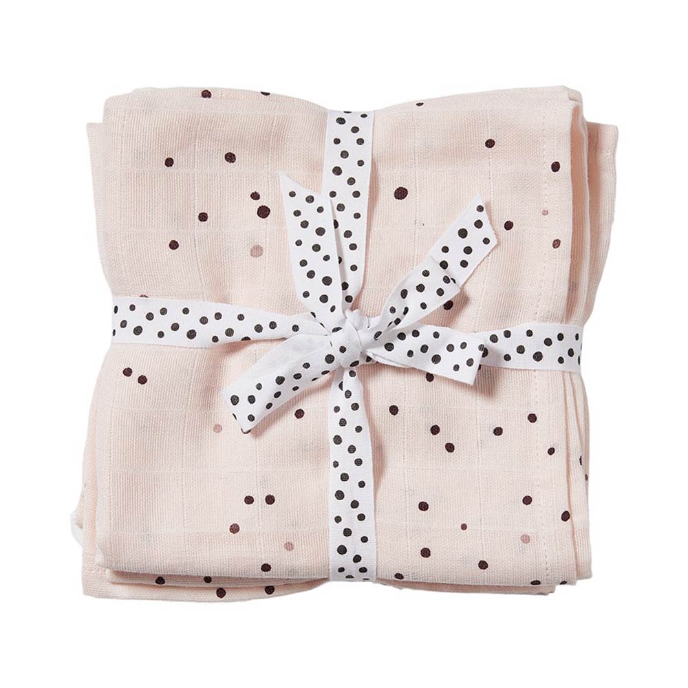 Done by Deer swaddle 2-pakning tepper Dreamy dots Powder