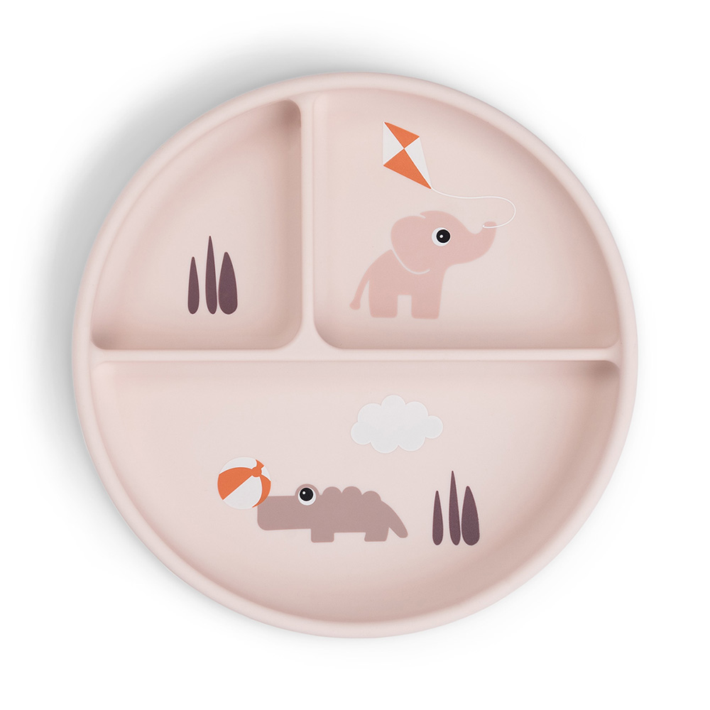 Done by Deer Stick&Stay plate med rom Playground Powder