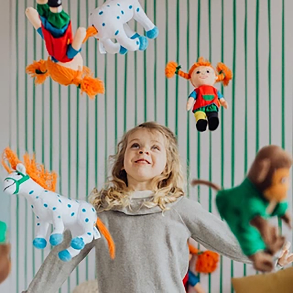  Pippi den lille gamle dukken, 22 cm