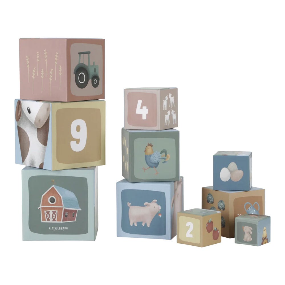 Little Dutch Byggeklosser Papp Little Farm FSC