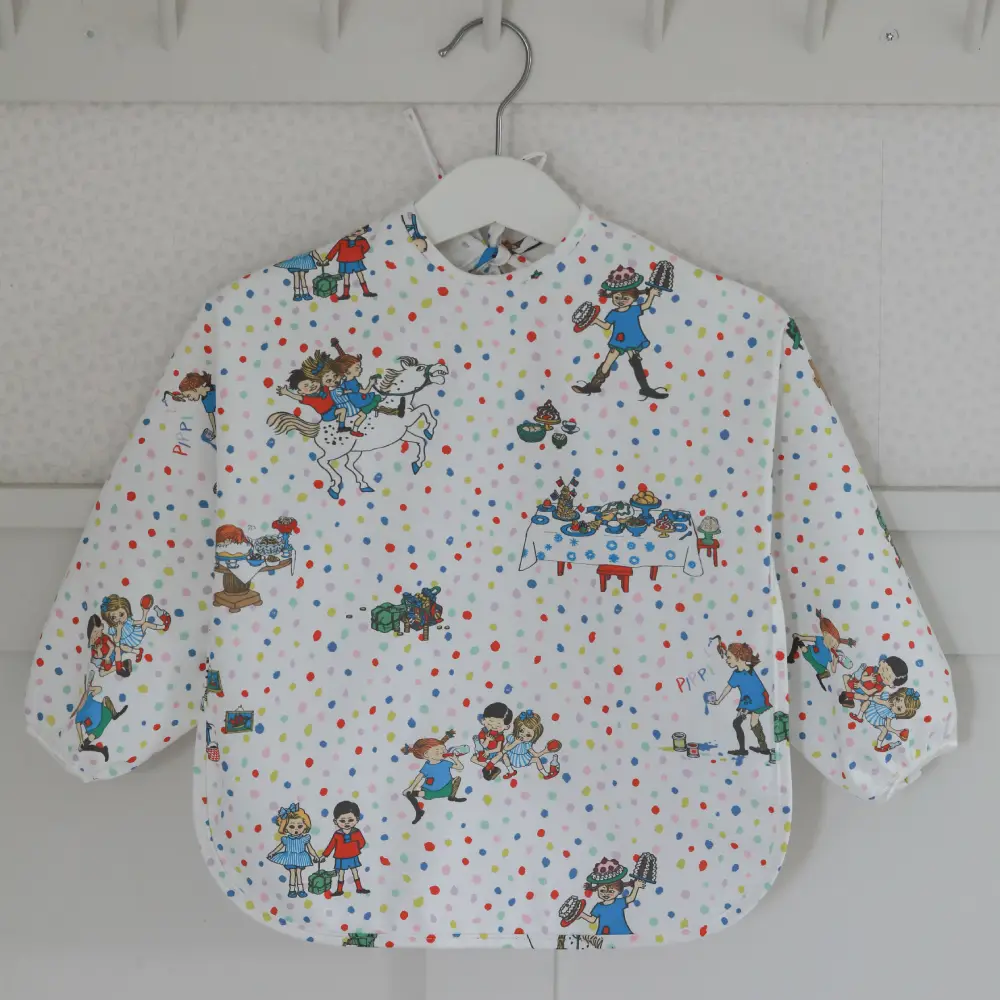 Rätt Start Pippi Födelsedag Haklapp med ärm