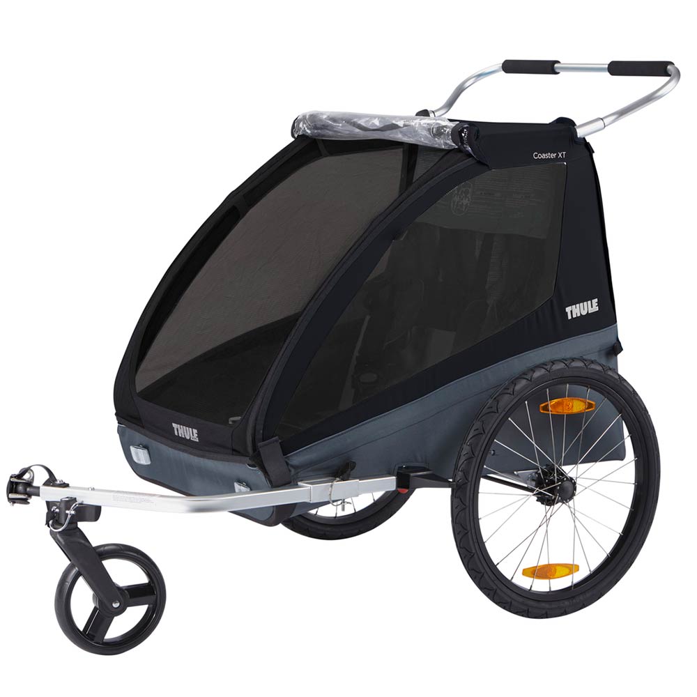 Thule Coaster XT sykkeltilhenger + Stroll Black