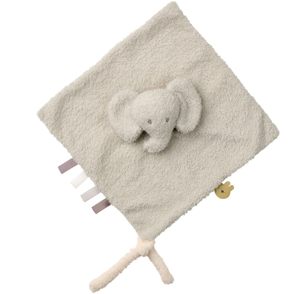 Nattou Teddy Koseteppe Elefant Lysegrå