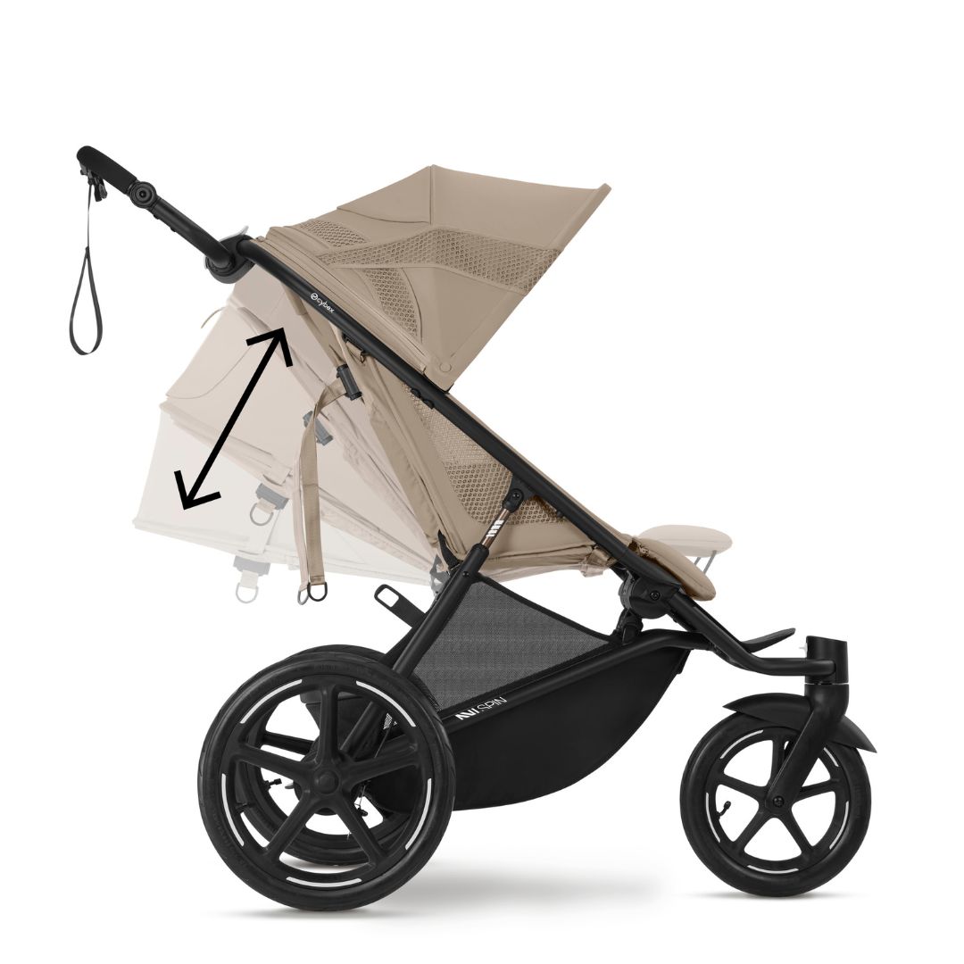 Cybex AVI SPIN joggevogn Almond Beige