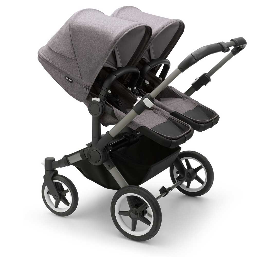 Bugaboo Donkey 5 Duo barnevogn Grey Melange